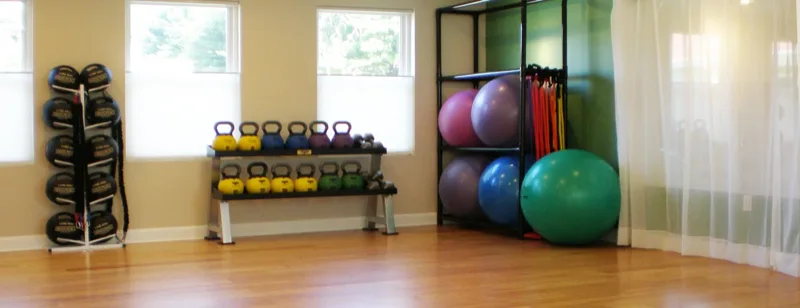 Exercise and rehabilitation room at Chiro-Associates